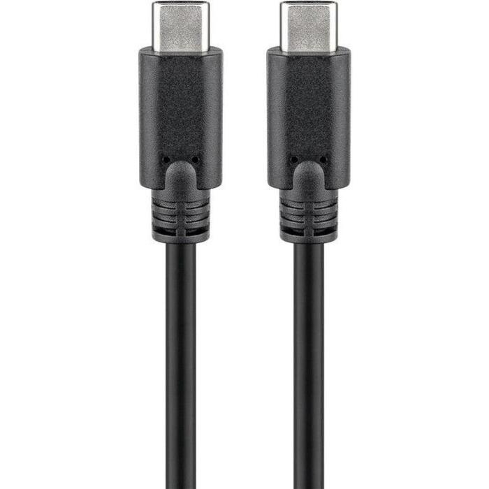 Goobay USB-C kabelis 67976, 1m, melns