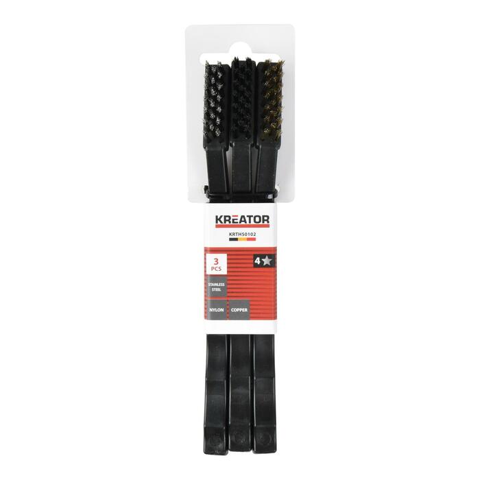 Metāla birstīšu komplekts KREATOR KRTH50102 3