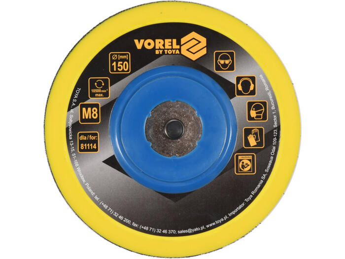 Vorel Slīpēšanas disks 81115, 150 mm
