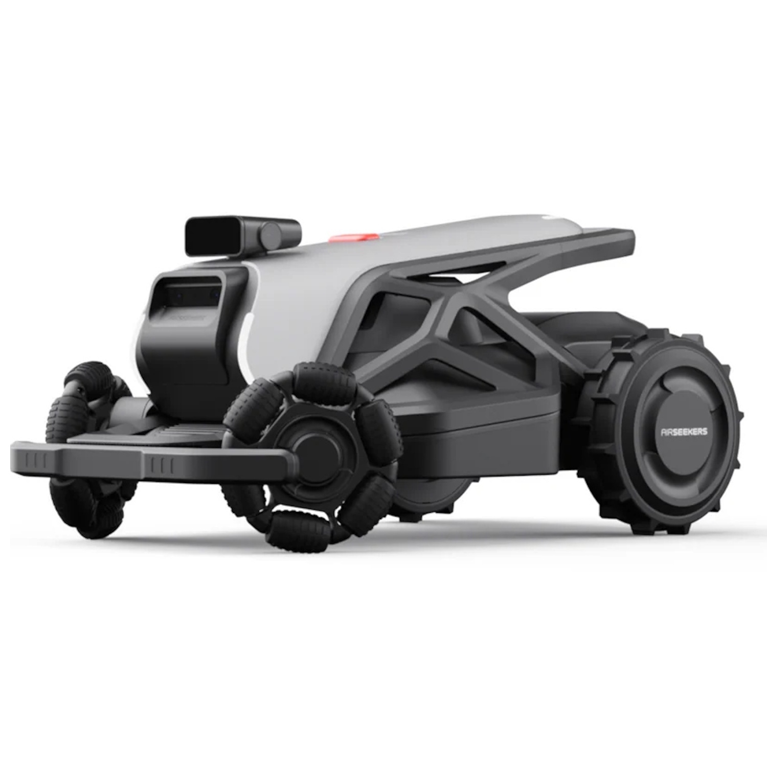 AIRSEEKERS Tron SE 1500 робот газонокосилка для автоматической стрижки травы беспроводная AI Vision RTK до 1500m² 10Ah (Tron SE)