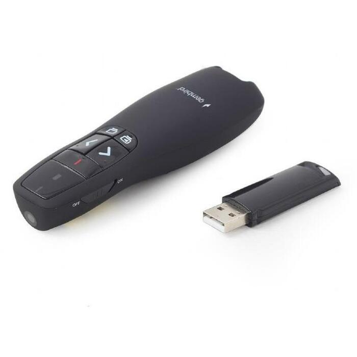 Gembird Prezentētājs WP-L-12, USB, RF, 2