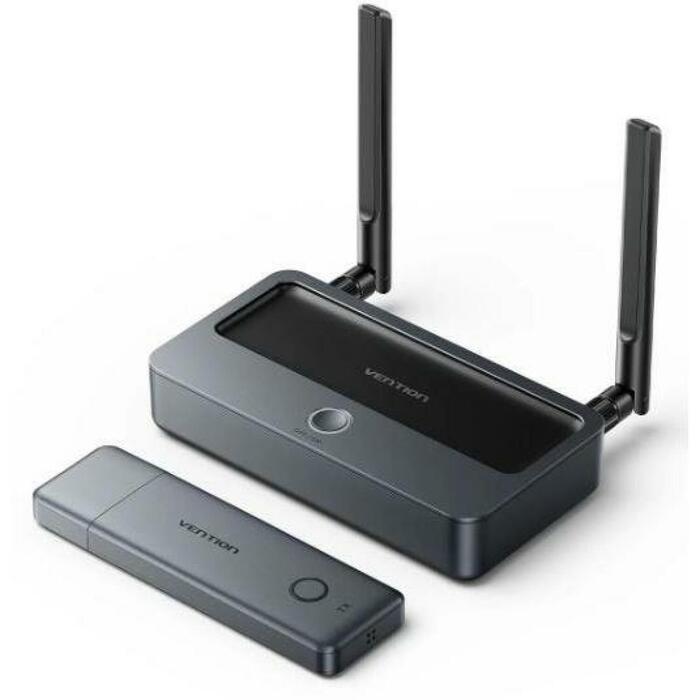 Vention I/O VIDEO TRANSMITTER/RECEIVER ADTH0, pelēks