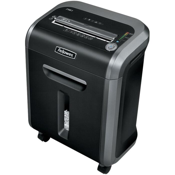 Fellowes Шредер 79Ci 4679001, 23 Л, 54 дБ, 16 листов за проход, 100% без заеданий кросс-резка (4679001)