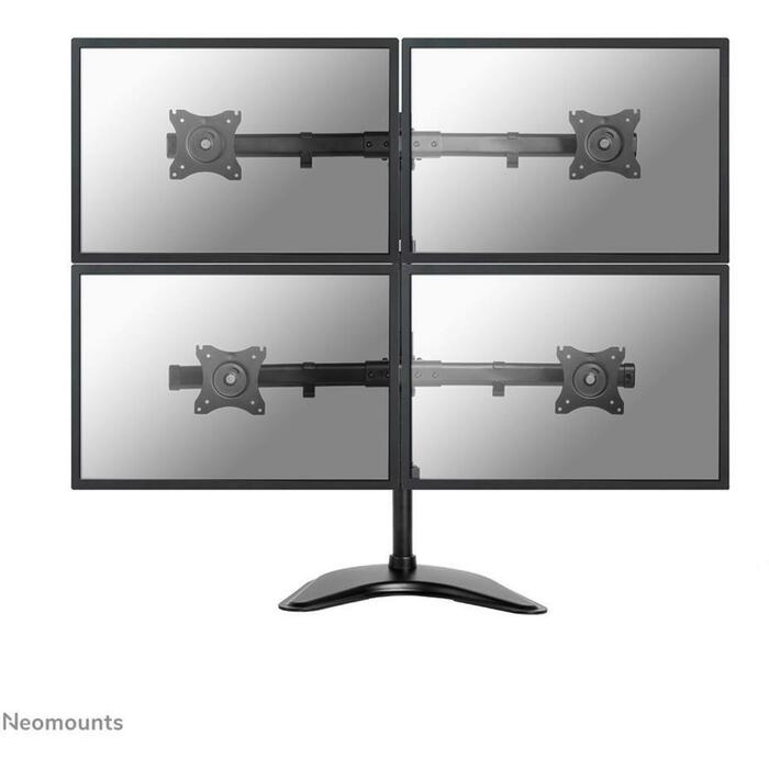 Neomounts monitors ar galda stiprinājumu NM-D335D4BLACK