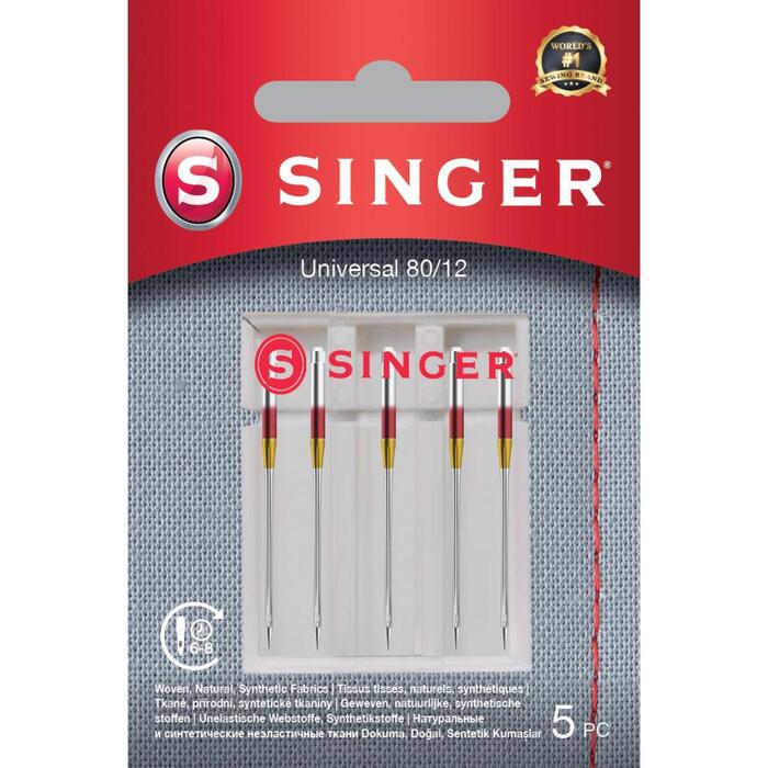 Singer Universālā adata 80/12 5PK austiem
