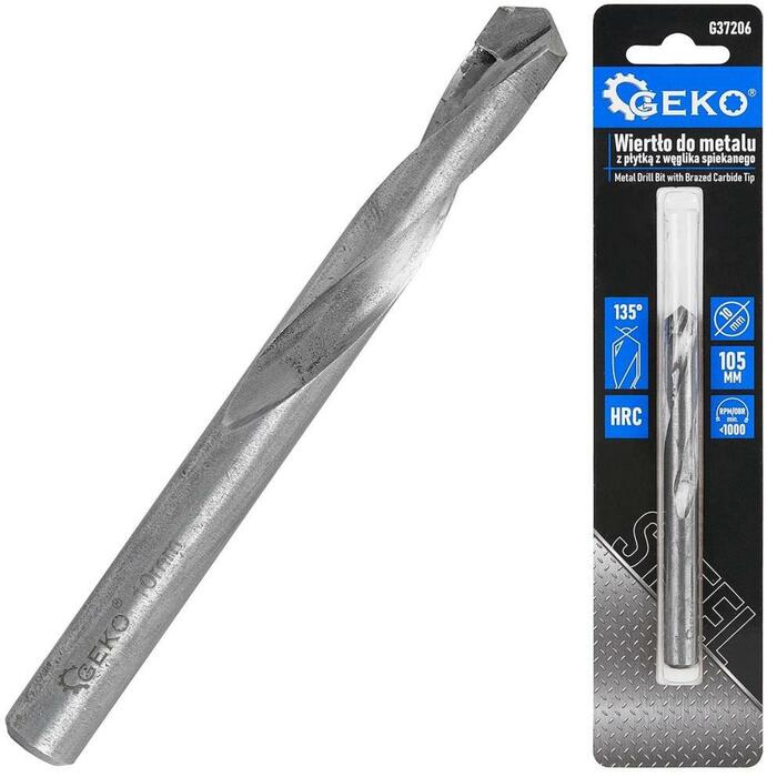 Geko metāla urbis G37206, 10 mm