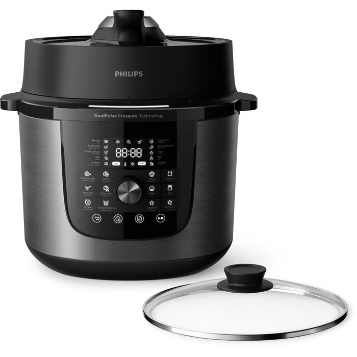 PHILIPS 3000. sērijas daudzfunkcionālais katls ar vāku, 8l (HD2823/80)