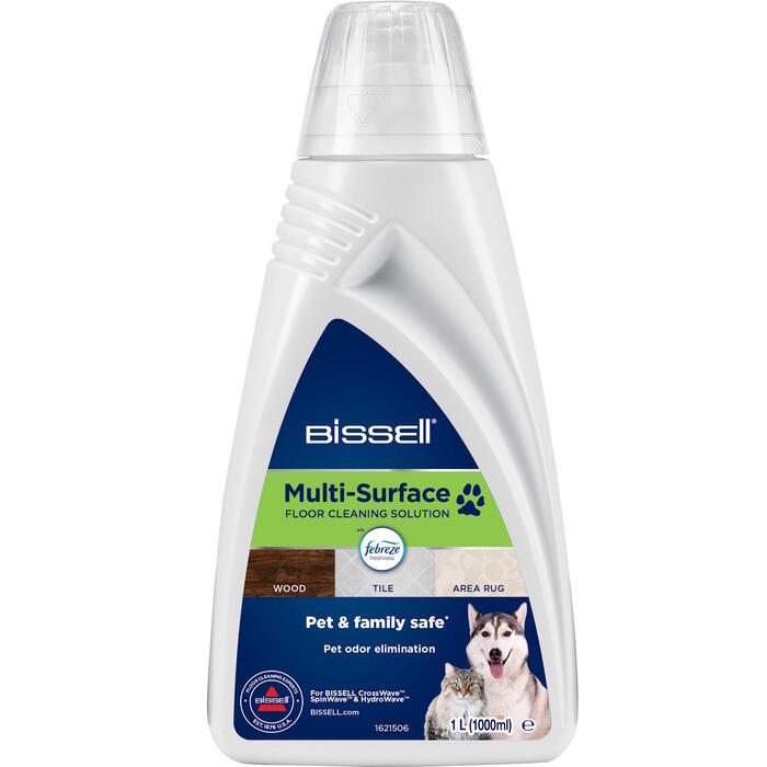 Daudzvirsmu tīrīšanas līdzeklis mājdzīvnieku netīrumiem Multi Surface Pet Formula 1000 ml 1 gabals 2550 Bissell (2550)