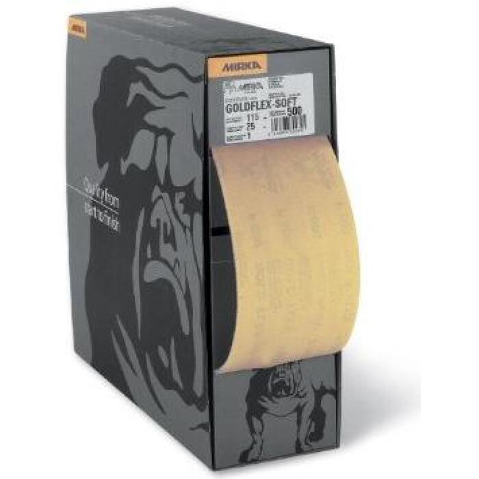 MIRKA Abr. materiāls GOLDFLEX-SOFT 115x125mm 400 200 gb. (2912707041)