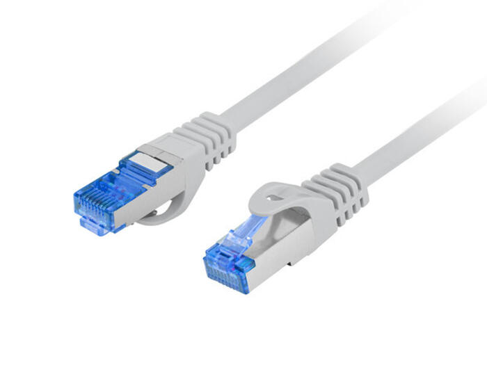 Кабель LAN Cat 6A S FTP LSZH CU RJ45 RJ45 1 м до 10 Гбит с серый RAL 7035 PCF6A 10CC 0100 S Lanberg (PCF6A-10CC-0200-S)