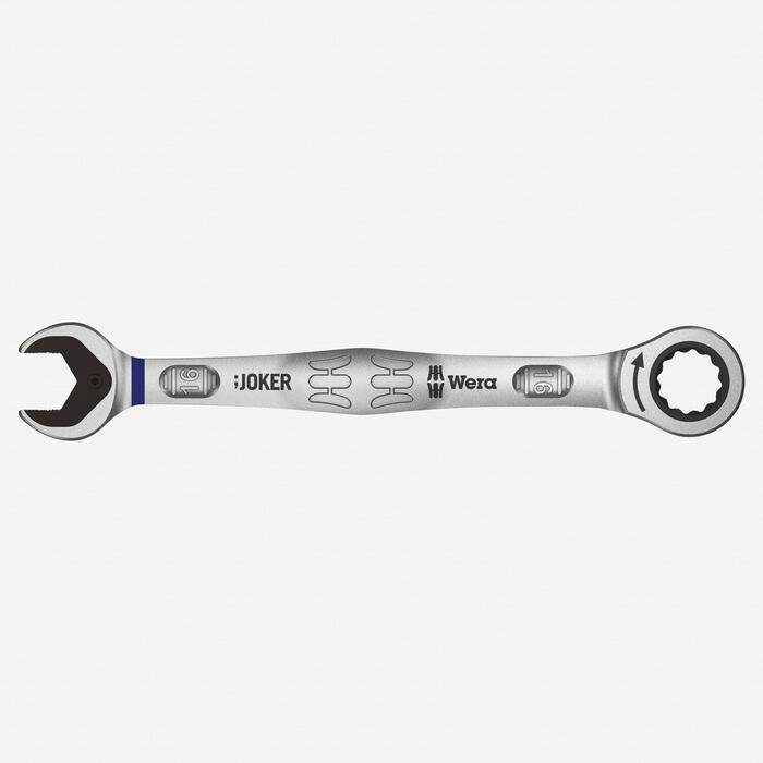 Wera 05073276001 Joker комбинированный ключ, 16 мм, трещоточный, 80 зубьев, угол возврата 30° (05073276001)