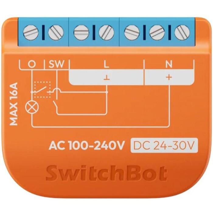 SwitchBot Relay Switch 1PM W5502310, viedais