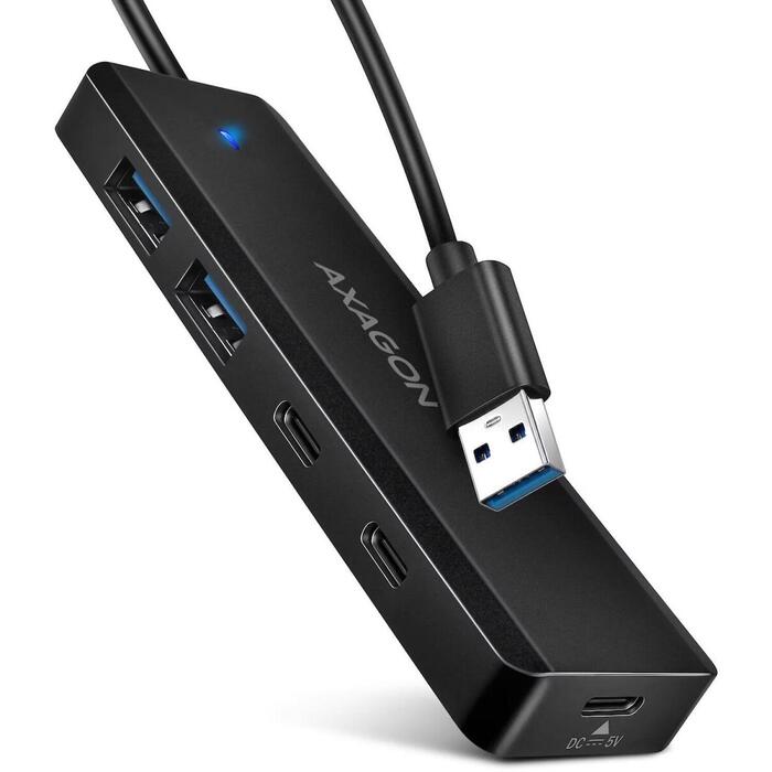 Axagon HUE-C2A HUB 4-portowy 5gbps 2x