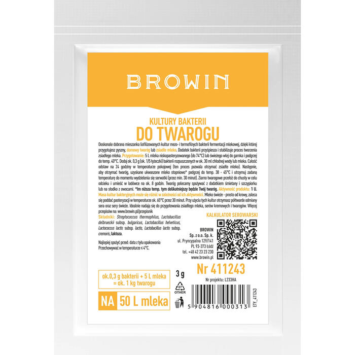 Browin Kazeņu kultūras 411243, 3.0