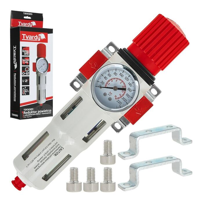 Tvardy Filtra regulators T20020, 0-12 bar