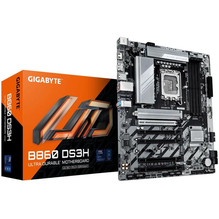 Gigabyte Datoru mātesplate B860 DS3H, 8+1+2+2