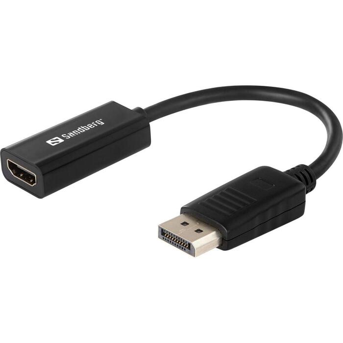 Sandberg adapteris DisplayPort>HDMI 508-28, 20cm, v/1