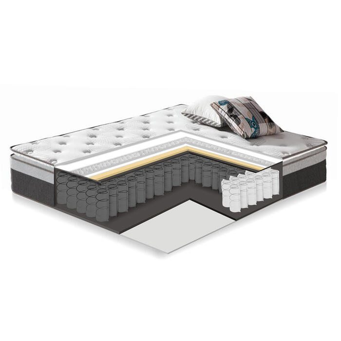 Atsperu matracis HARMONY TOP, 140x200xH33cm, iepakots