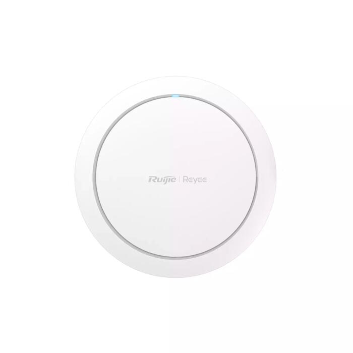 Ruijie RG-RAP2266 | Wi-Fi 6 AX3000 Bezvadu Piekļuves Punkts (2.4GHz / 5GHz, 2976 Mbps, 1× Gigabit Ports) — Griestu Uzstādīšanai, Balts Dizains (RG-RAP2266)