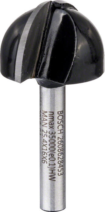 Padziļinājumu frēze 6 mm R1 12