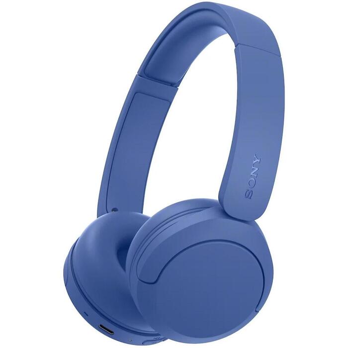 Sony наушники WH-CH530 WHCH530L.CE7, 30мм, 20-20000Гц, 55ч, Bluetooth 6.0, USB-C, встроенный аккумулятор, микрофон, шумоподавление (WHCH530L.CE7)