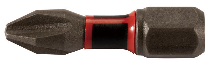 Torsion skrūvgriežu uzgalis (C-form), PH2-25mm, 15gab