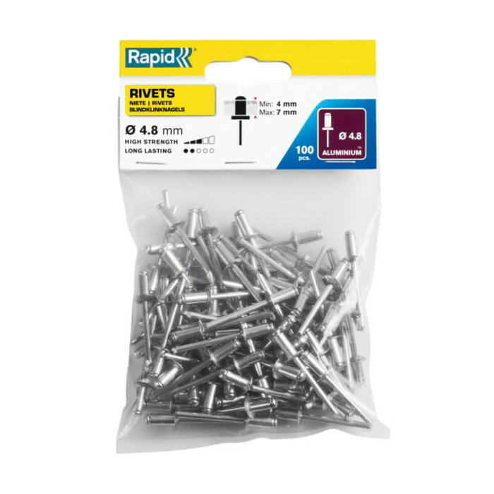 Rapid Standarta kniedes Al 4,8x10mm