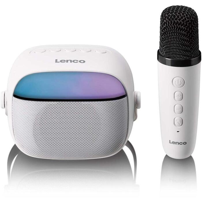 Lenco BTC-020WH Bluetooth skaļrunis ar mikrofonu