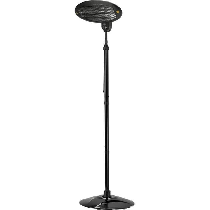 Lund infrasarkanais sildītājs 68792, 2000W, 3 līmeņi, 25m², IP34, 2.1m, kvarca lampa, 5000h, sienas/statīva montāža (68792)
