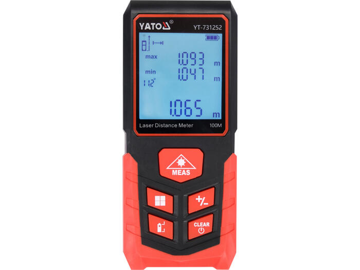 Yato lāzera attāluma mērītājs YT-731252, 0