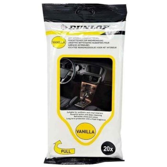 Dunlop mitrās salvetes 2036915, 20 gab