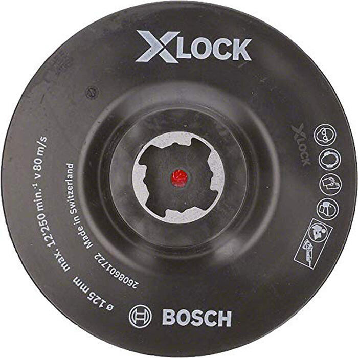 X-LOCK balsta disks 125mm, velcro 2608601722
