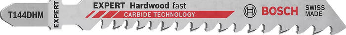 3 figūrzāģa asmeņi T144DHM Hard Wood fast, Figūrzāģiem EXPERT HARDWOOD FAST T144DHM FIGŪRZĀĢA ASMENS, 2608900541, BOSCH (2608900541)