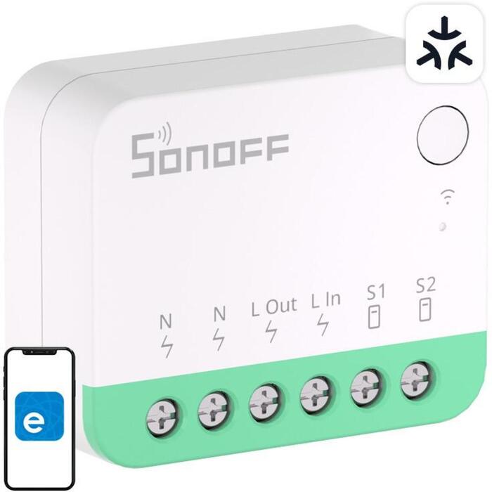 Sonoff MINIR4M, viedais WiFi mini slēdzis