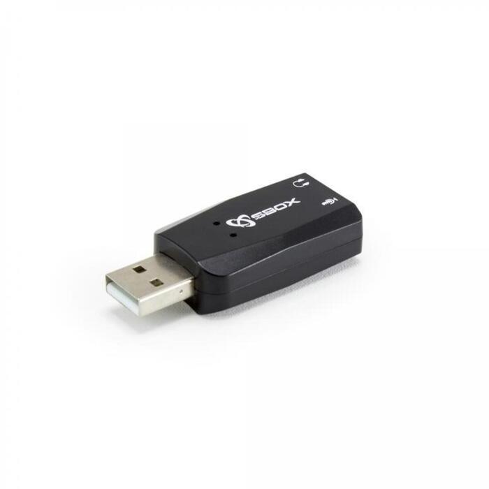 Sbox Skaņas karte USBC-11, 10g, Melna