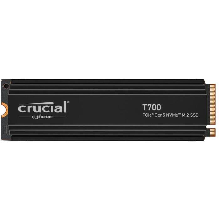 SSD|CRUCIAL|T700|4TB|M.2|PCIe Gen5|NVMe|TLC|Write speed 11800 MBytes/sec|Read