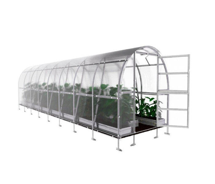 Siltumnīca KLASIKA SLIM 2x8m (16m2) ar