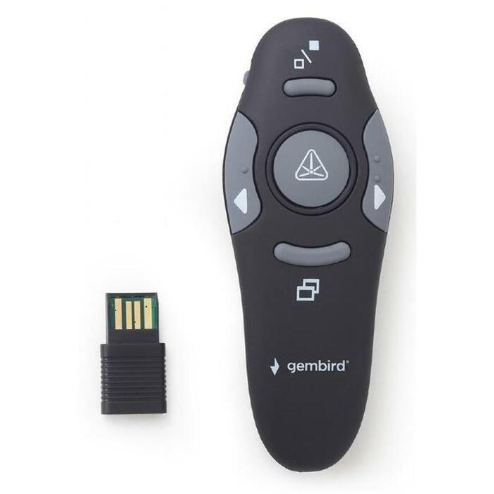 Gembird Prezentētājs WP-L-11, USB, RF, 2