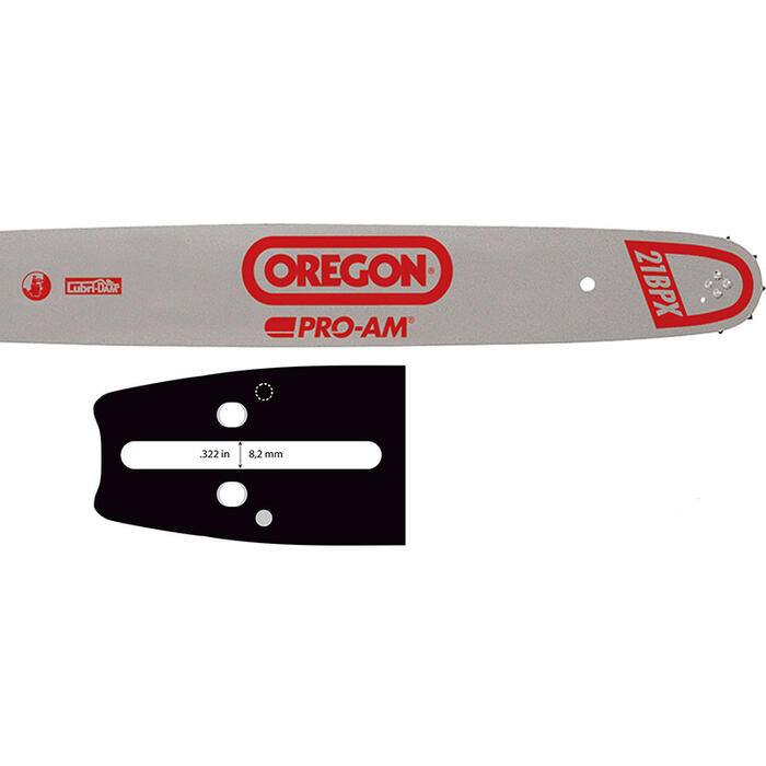 Motorzāģa sliede 40cm/16", 0.325, 1