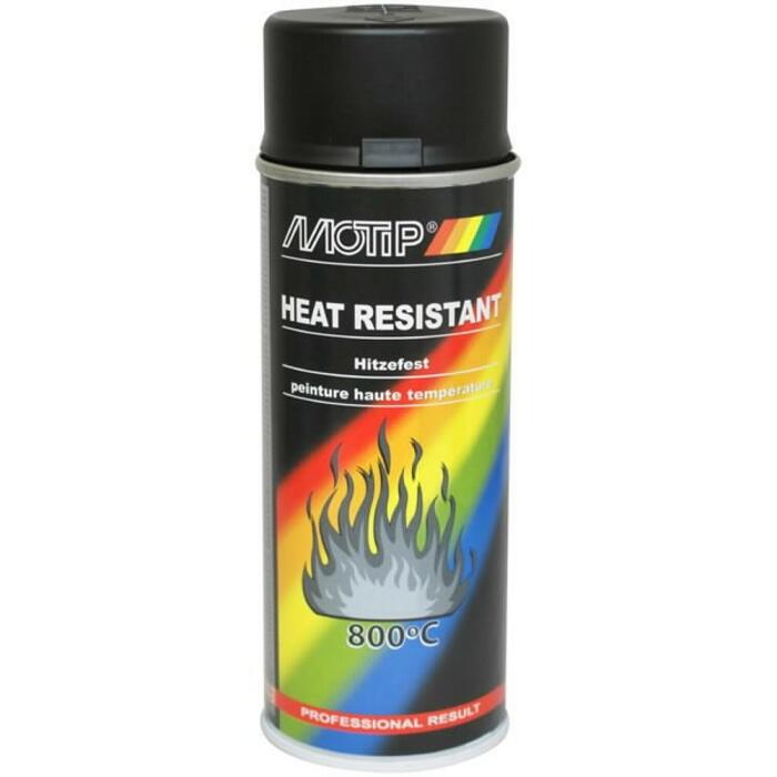 Karstumizturīga krāsa 800°C melna 400ml, MOTIP