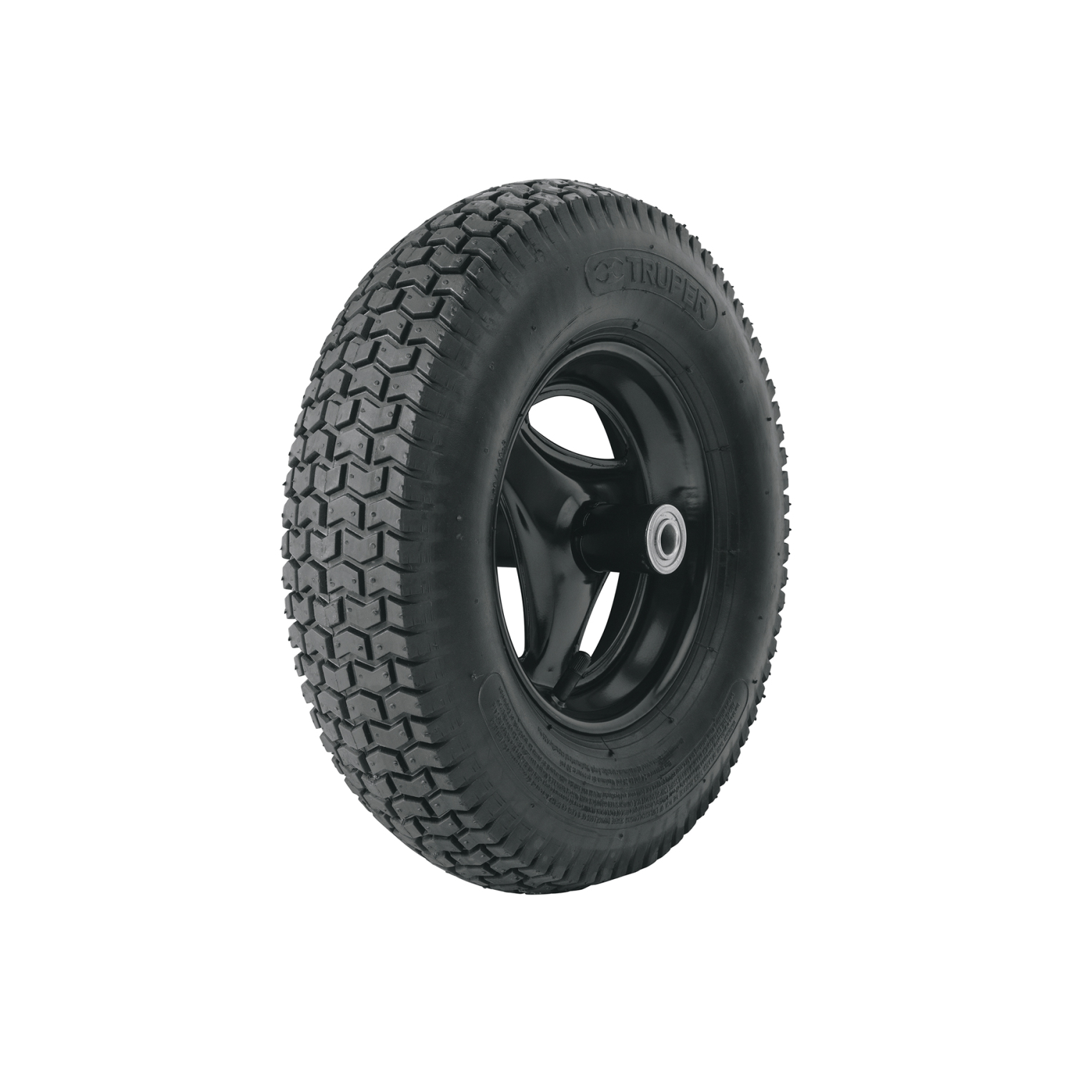Pneimatiskais ritenis ķerrai 16" 400x100mm ar lodīšu gultņiem RN TRUPER (RN)