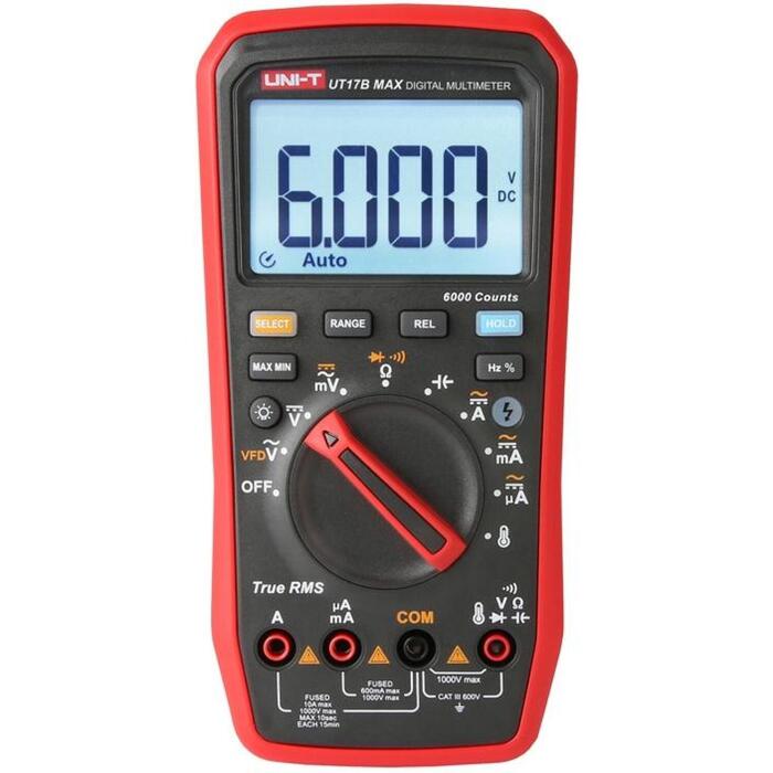 Uni-T Digitālais multimetrs UT17B MAX, 6000