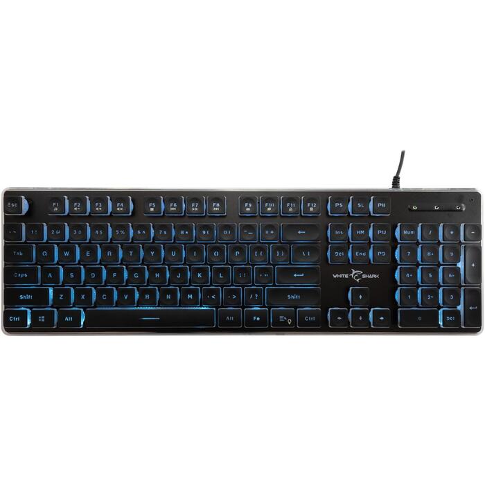 White Shark Klaviatūra TACHI-B-US, 104/105 taustiņi