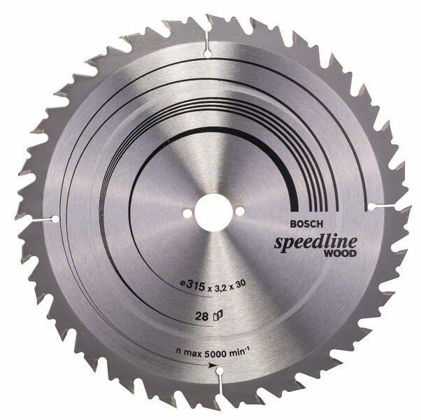 Zāģripa 315x30x3.2mm T28 Speedline Wood