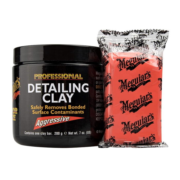 Meguiar's C2100 Детейлинг-глина (200 г) Агрессивная Удаляет дефекты поверхности и восстанавливает блестящий финиш (C2100)