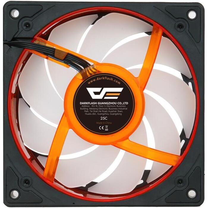 Darkflash DE8 dzesēšanas ventilators, 120mm, 800-1900