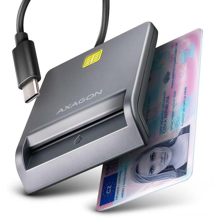 Axagon Karšu lasītājs CRE-SM3TC USB Type-C