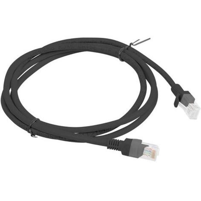 PATCHCORD KAT.6 UTP 1.5M CZARNY FLUKE PASSED LANBERG 10-PACK (PCU6-20CC-0150-BK)