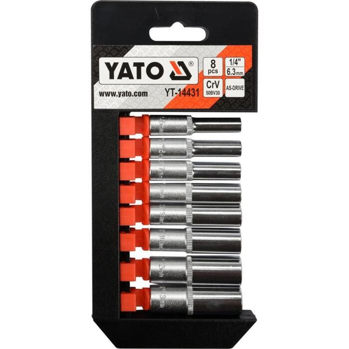 Yato muciņu atslēgu komplekts YT-14431, 1/4&quot