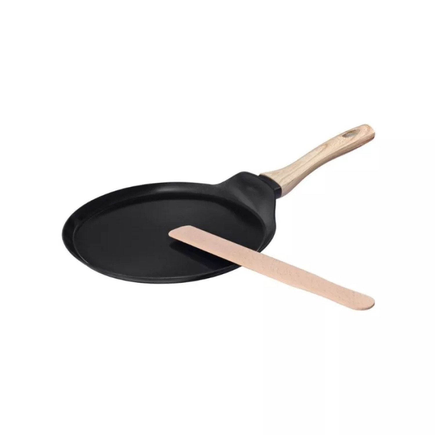 Pyrex Cook&Care блинная сковорода 33CR26BK6, Ø26x5см, ручка 19см, керамическое антипригарное покрытие, вторичный алюминий (33CR26BK6)